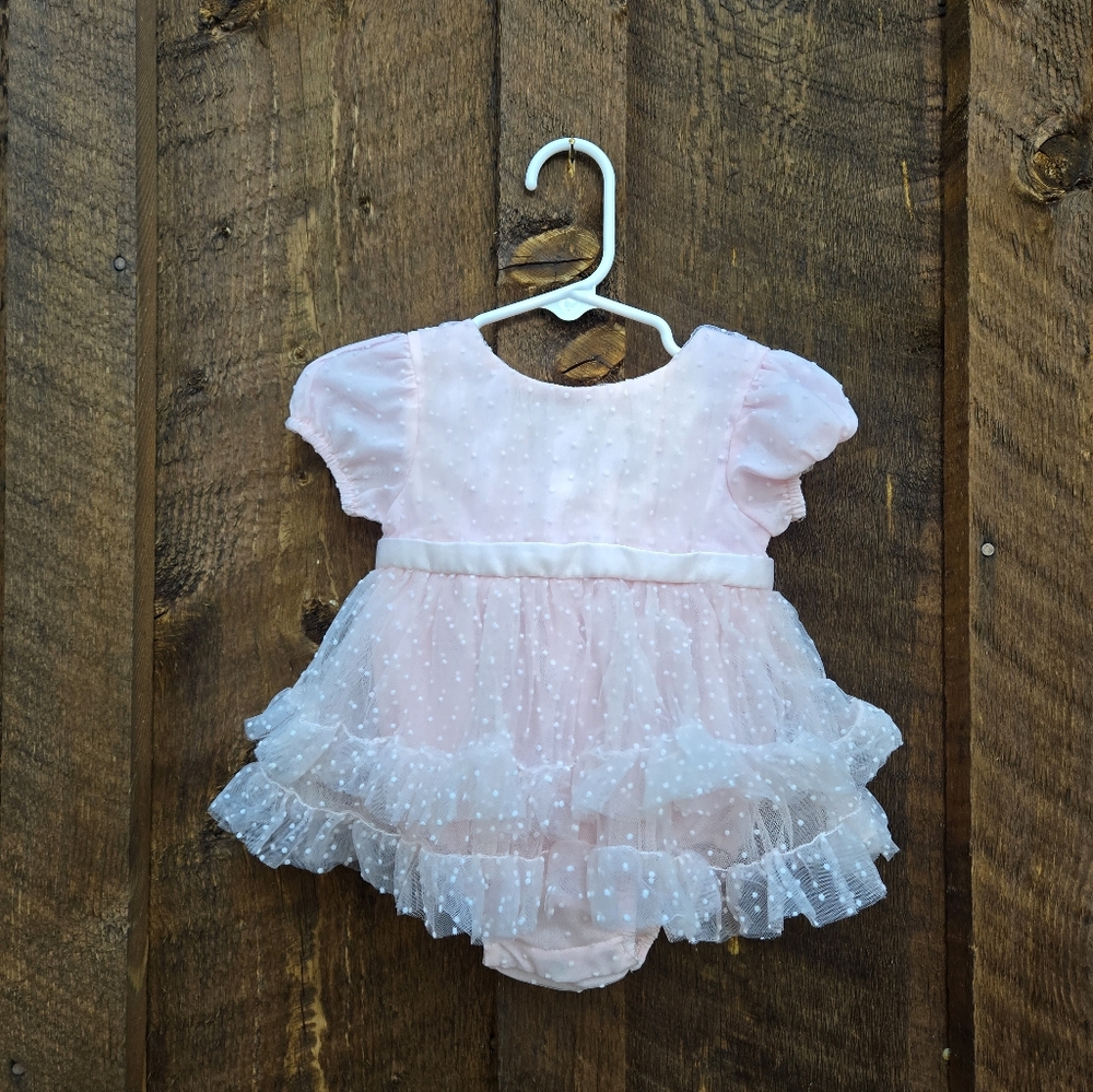 Cynthia Rowley Pink and White Kids Dress